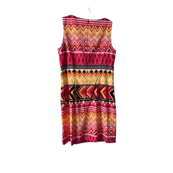 Kim Rogers Women's Size 14 Pink and Orange Dress - Picture 3 of 3